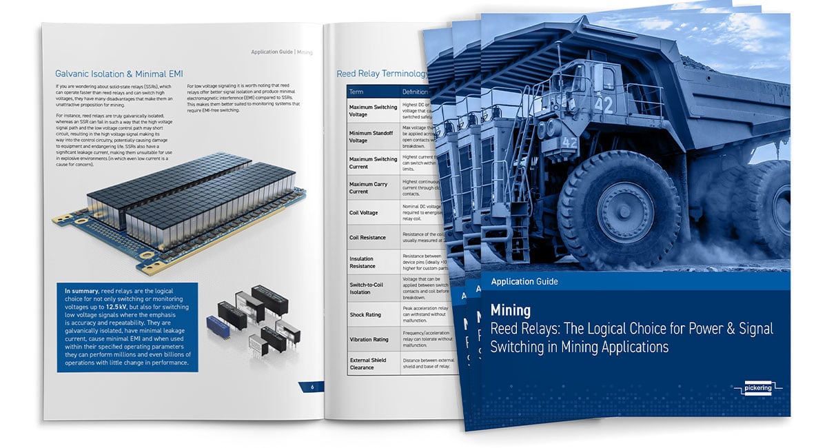 Pickering guide highlights the benefits of reed relays