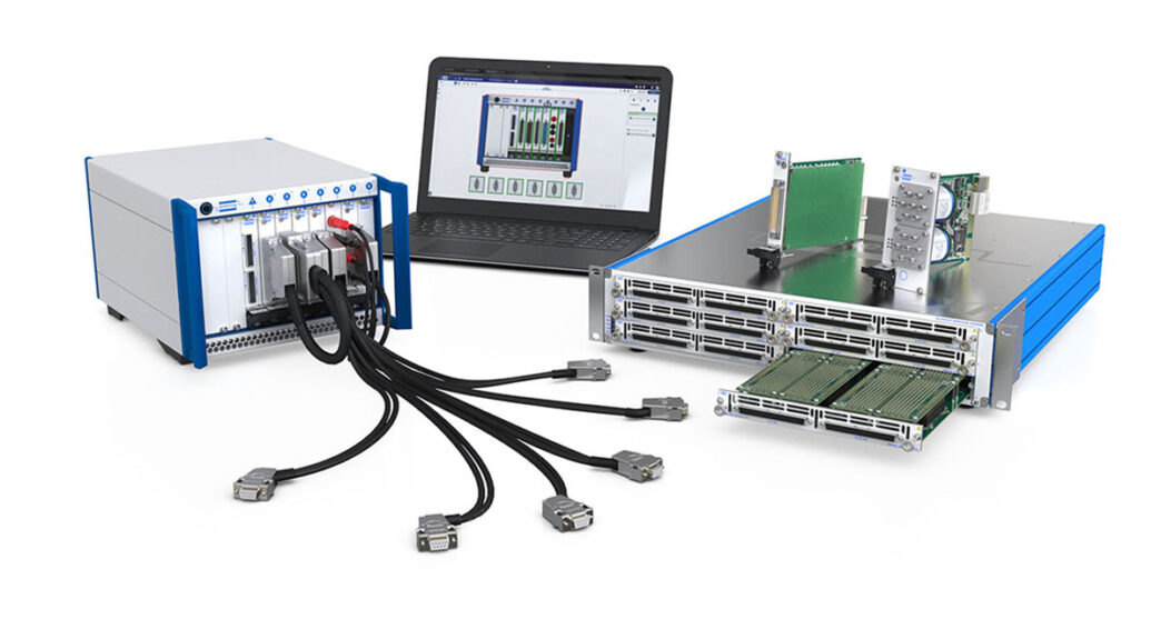 Scalable signal switching for semiconductor test from Pickering