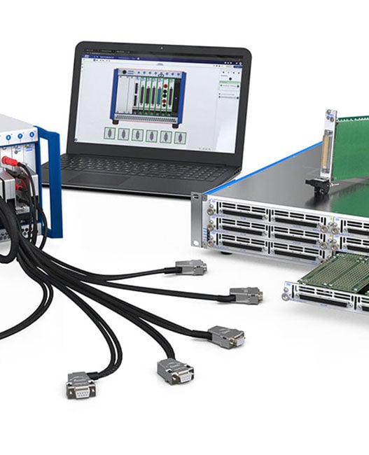 Scalable signal switching for semiconductor test from Pickering