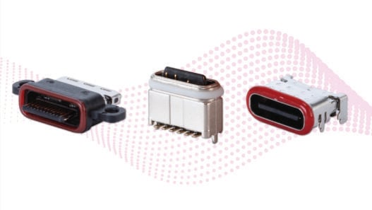 IP rated USB type C connectors include UV-glued O-ring models