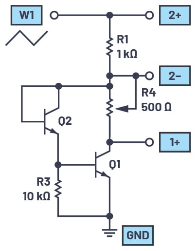 Figure 13. Version 3 of the VBE multiplier