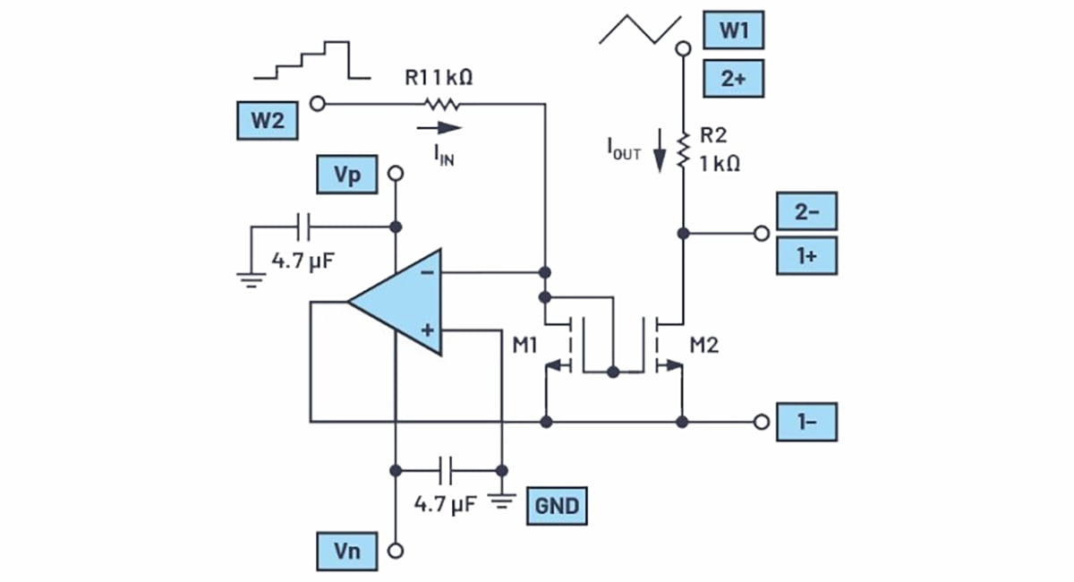 ADI-student-zone-NMOS-transistor-as-current-mirror