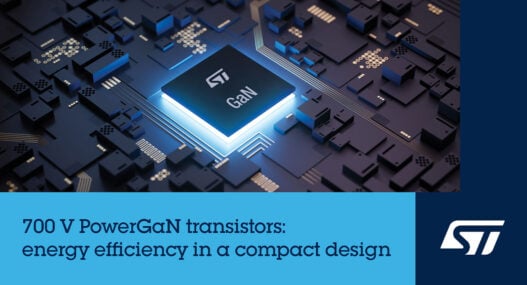 STMicroelectronics’ GaN semiconductors improve energy efficiency