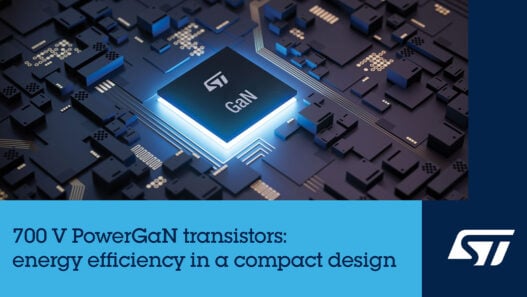 STMicroelectronics’ GaN semiconductors improve energy efficiency