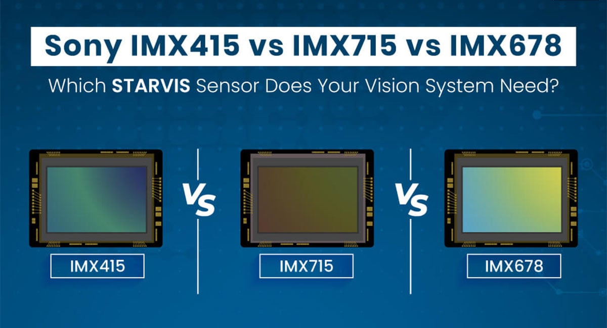 Sony IMX678 vs IMX715 vs IMX415: which Sony STARVIS sensor does your vision system need?