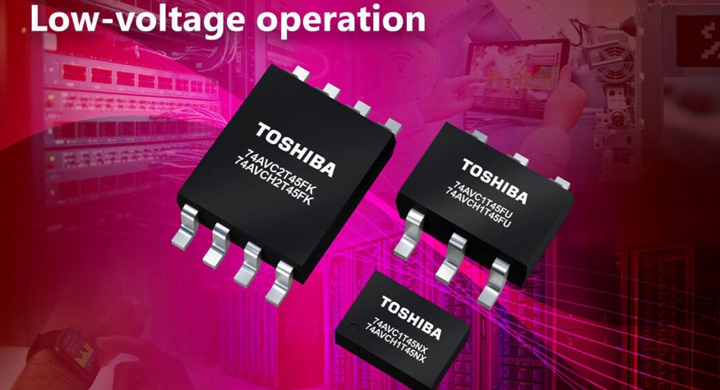 1-bit and 2-bit dual-supply bus transceivers from Toshiba