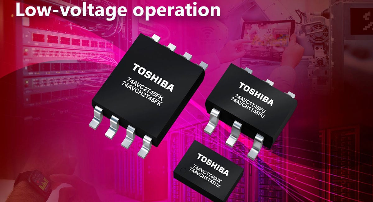 1-bit and 2-bit dual-supply bus transceivers from Toshiba