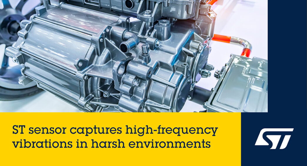 Wide-bandwidth vibration sensor saves space, energy, and BoM