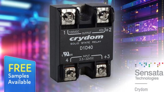 Panel-mount DC solid-state relays minimise power loss