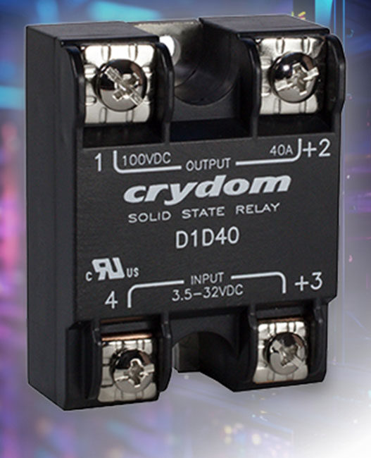 Panel-mount DC solid-state relays minimise power loss