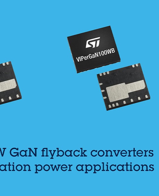 STMicroelectronics reveals VIPerGaN 100W converters for energy-efficient appliances