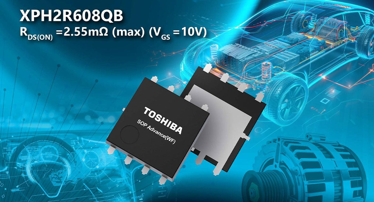 Toshiba expands 80V N-channel MOSFET lineup to support 48V automotive systems