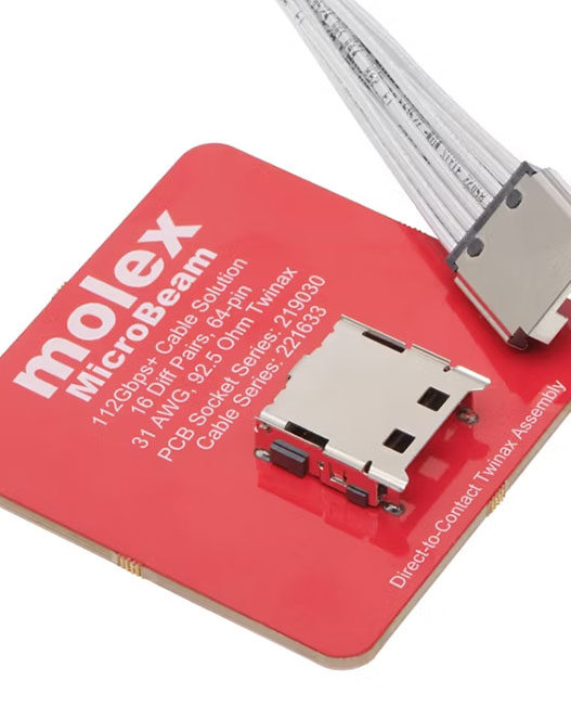 Connectors, cables suit near-chip applications