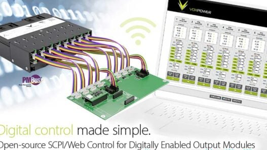Digital enabled output modules for NEVO+ configurable AC-DC power series