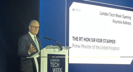 Prime Minister Sir Kier Starmer talks AI at LTW 2026