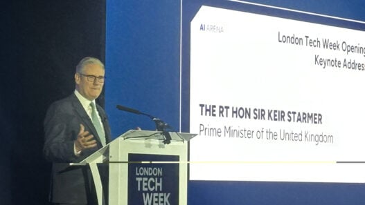 Prime Minister Sir Kier Starmer talks AI at LTW 2026