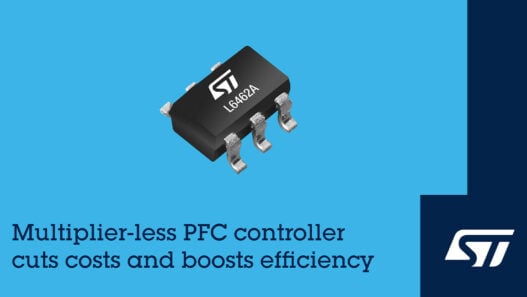 STMicroelectronics’ multiplier-less PFC controller