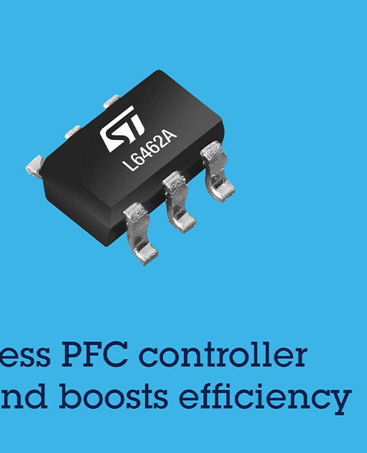 STMicroelectronics’ multiplier-less PFC controller