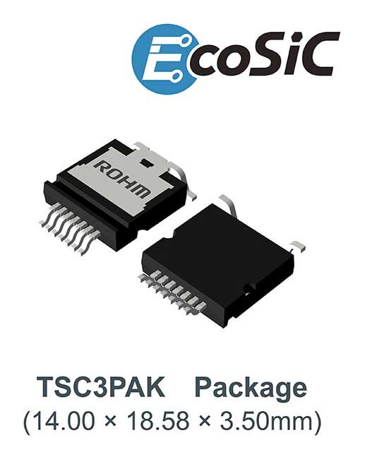 ROHM launches new top-side cooling package for SiC MOSFETs