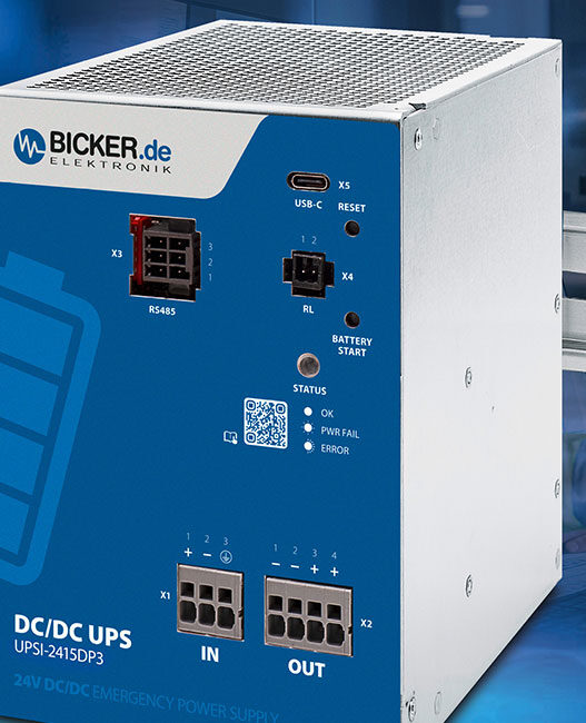 24V DC UPS ‘Made in Germany’ for critical infrastructure