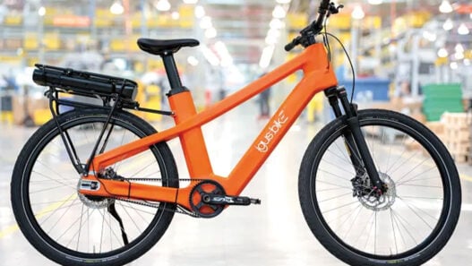 igus presents recycled plastic e-bike