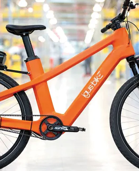 igus presents recycled plastic e-bike