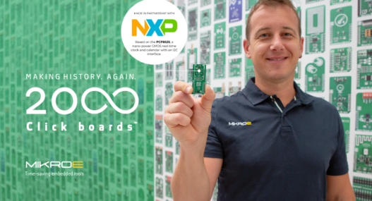 MIKROE celebrates 2000th Click board with NXP RTC