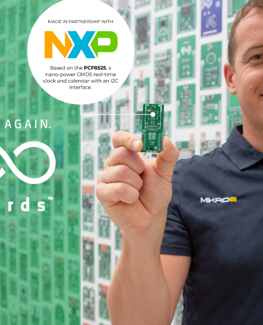 MIKROE celebrates 2000th Click board with NXP RTC
