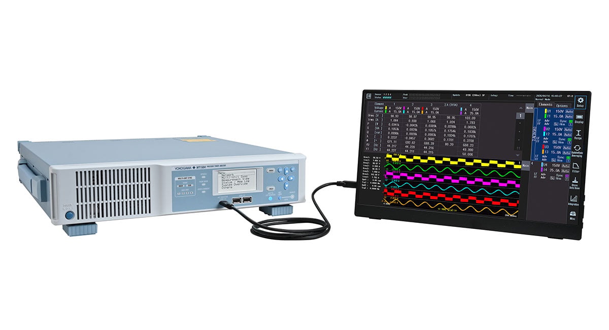 Yokogawa Test & Measurement launches WT1500 high-precision power analyser