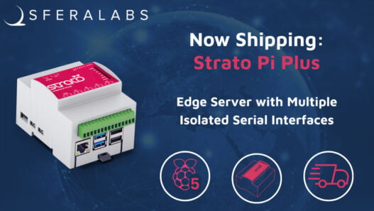 Strato Pi Plus shipping Edge servers with multiple isolated serial interfaces