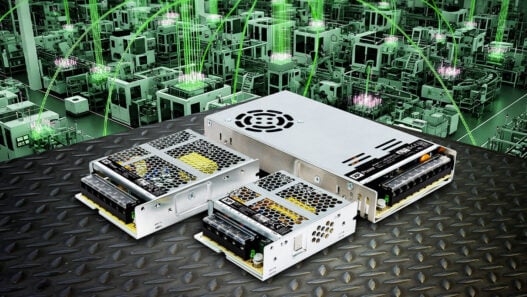 Compact 35 to 350W AC-DC power supplies improve system reliability