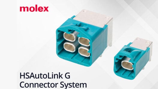 Molex delivers HSAutoLink G automotive ethernet connector