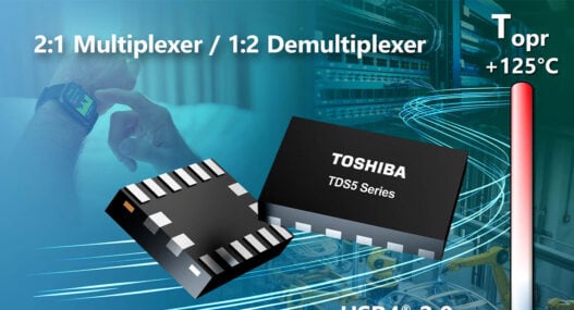 Toshiba releases 2:1 multiplexer / 1:2 demultiplexer switches