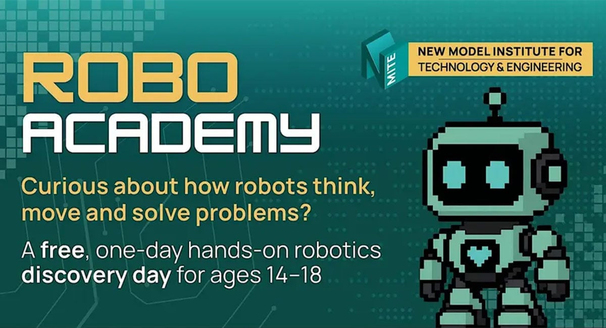 Calling all young robotics enthusiasts: NMITE’S roboacademy for 14–18-year-olds