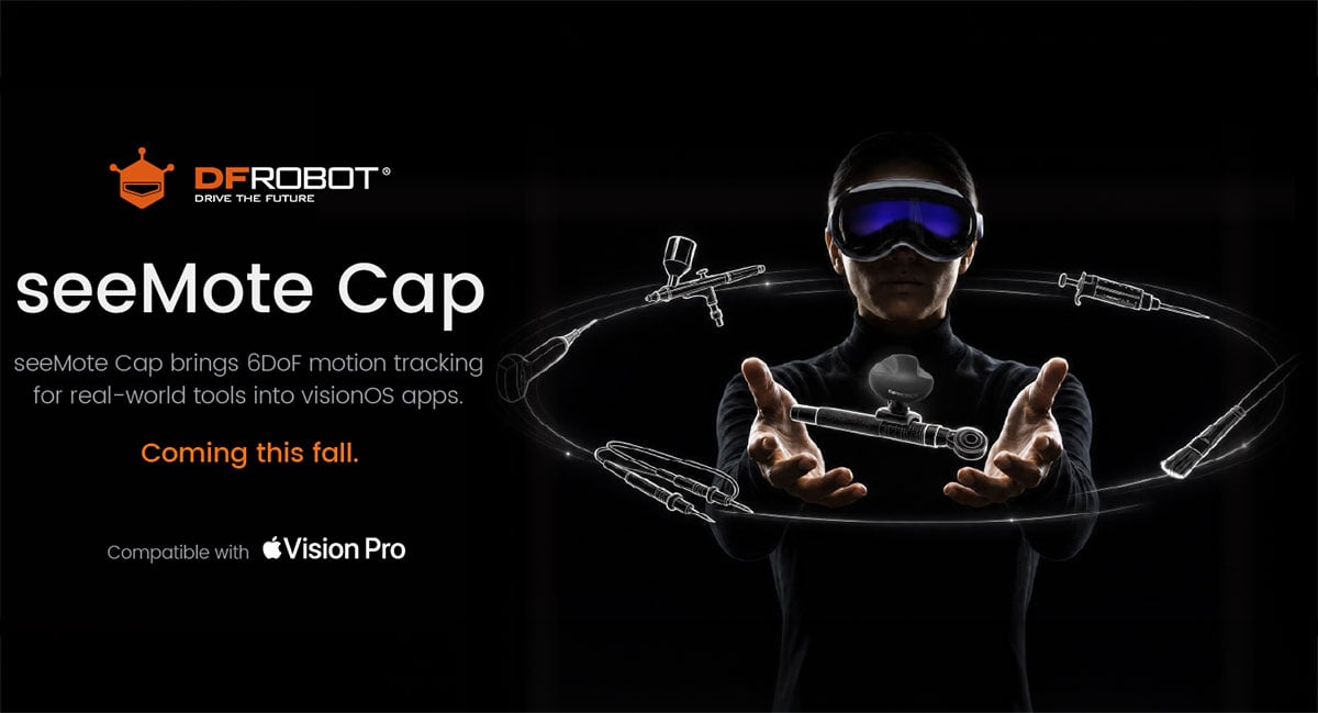 Bridging Physical Objects and visionOS: DFRobot Introduces the seeMote Series for Apple Vision Pro Developers
