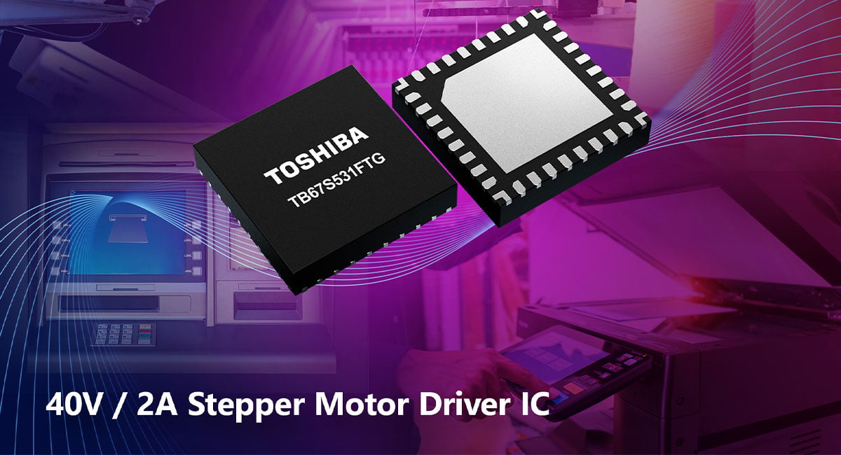 Toshiba introduces 40V / 2.0A constant-current stepper motor driver IC