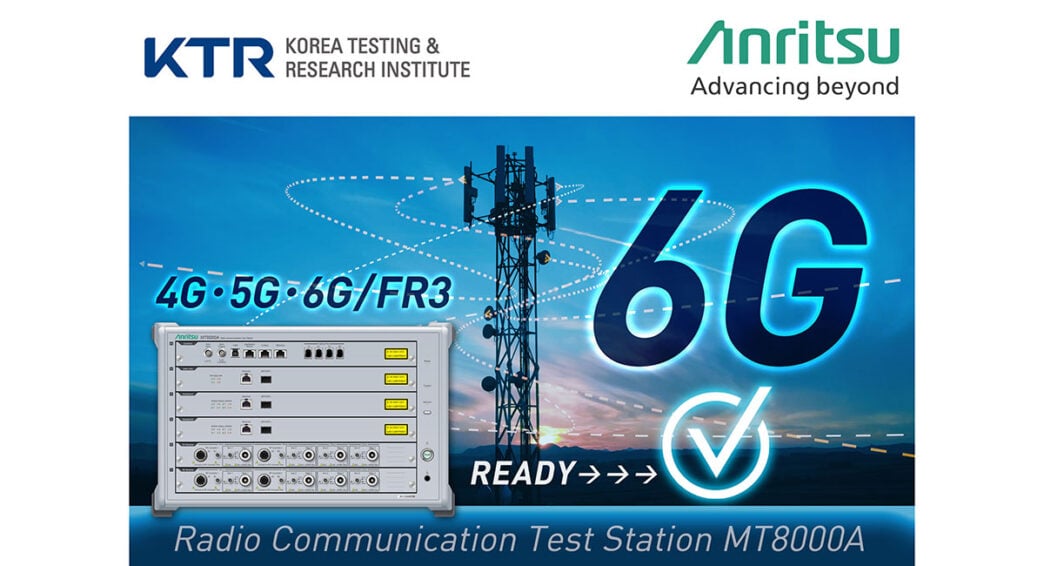 FR3 testbed established for future 6G Research with Anritsu’s MT8000A