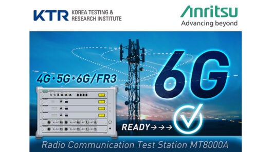 FR3 testbed established for future 6G Research with Anritsu’s MT8000A