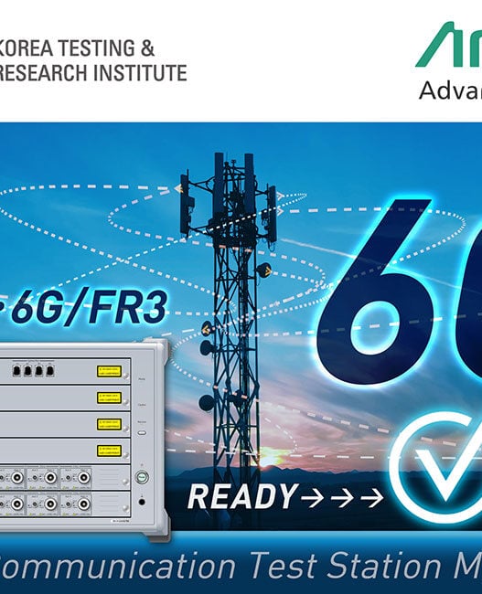 FR3 testbed established for future 6G Research with Anritsu’s MT8000A
