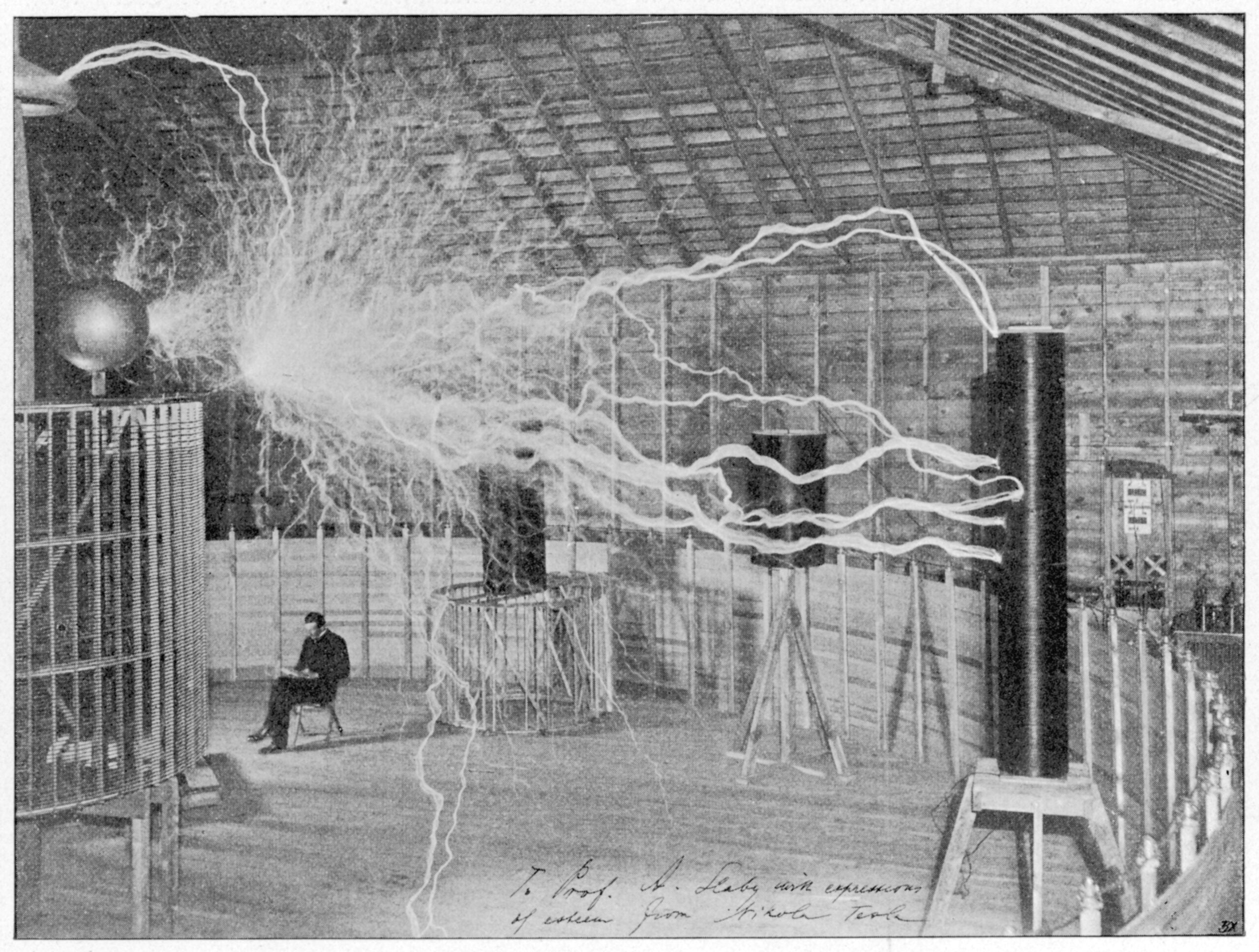 Tesla's transmitter image