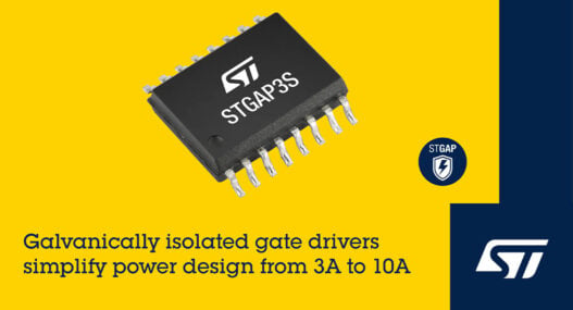 STMicroelectronics’ new galvanically isolated gate drivers simplify power design