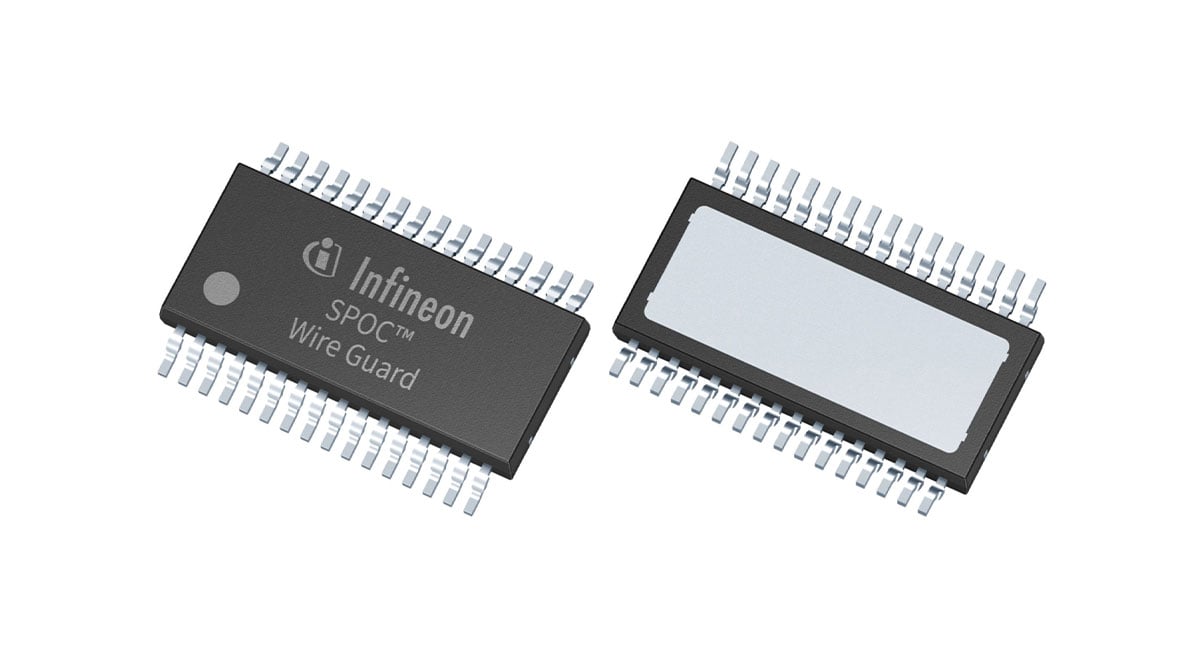 New Infineon SPOC Wire Guard 12V automotive eFuse supports software-defined vehicles