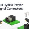 Molex introduces MiniMix hybrid power and signal connectors