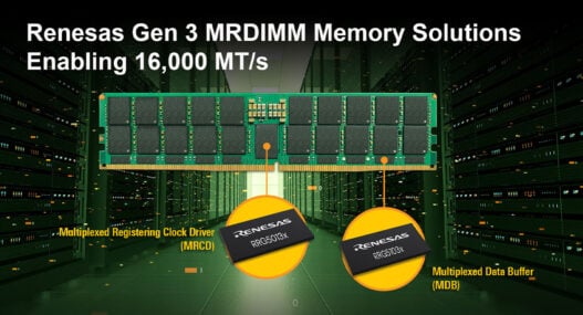 Renesas Gen 3 MRDIMM chipset solutions advance DDR5 memory