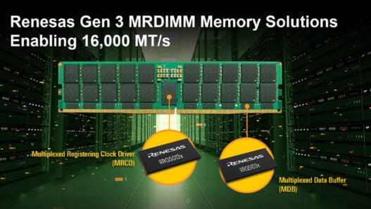 Renesas Gen 3 MRDIMM chipset solutions advance DDR5 memory