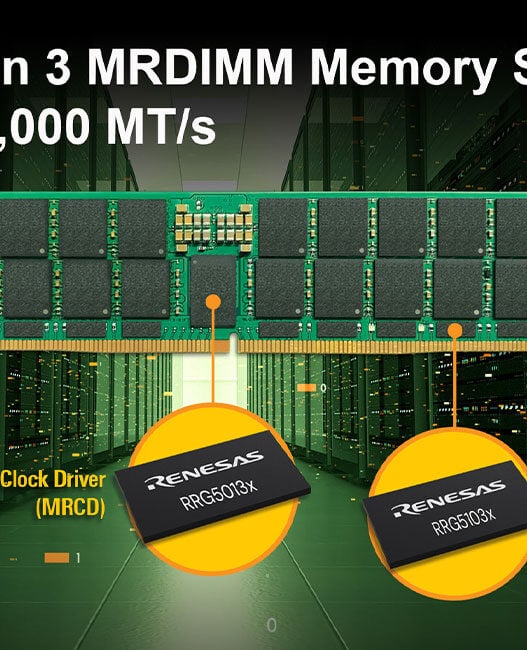 Renesas Gen 3 MRDIMM chipset solutions advance DDR5 memory