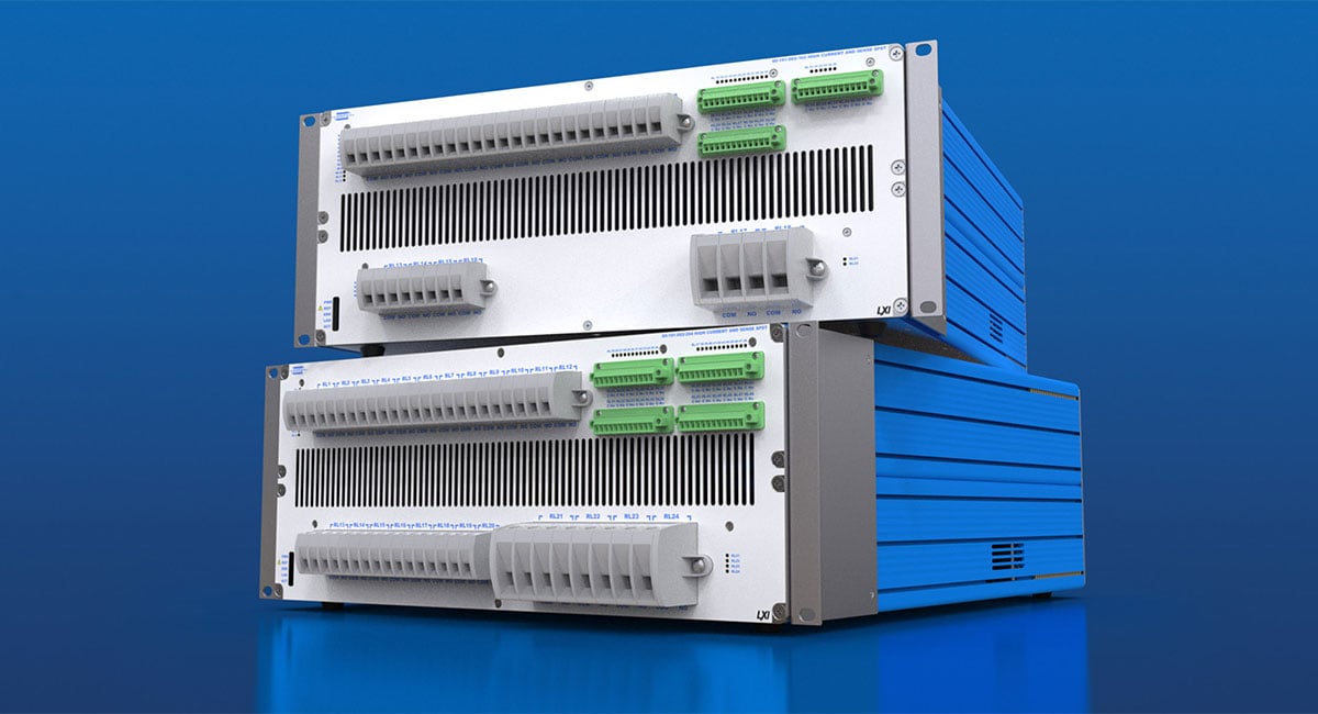 Pickering introduces LXI high-current switching family