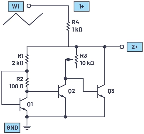 Figure 7. Band gap shunt regulator