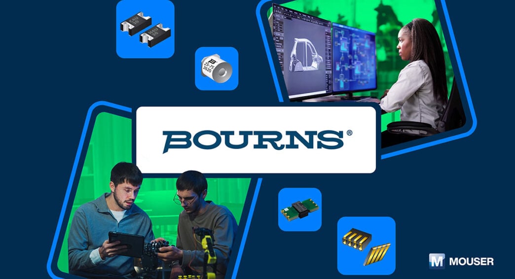 Mouser offers engineers the latest in power solutions from Bourns