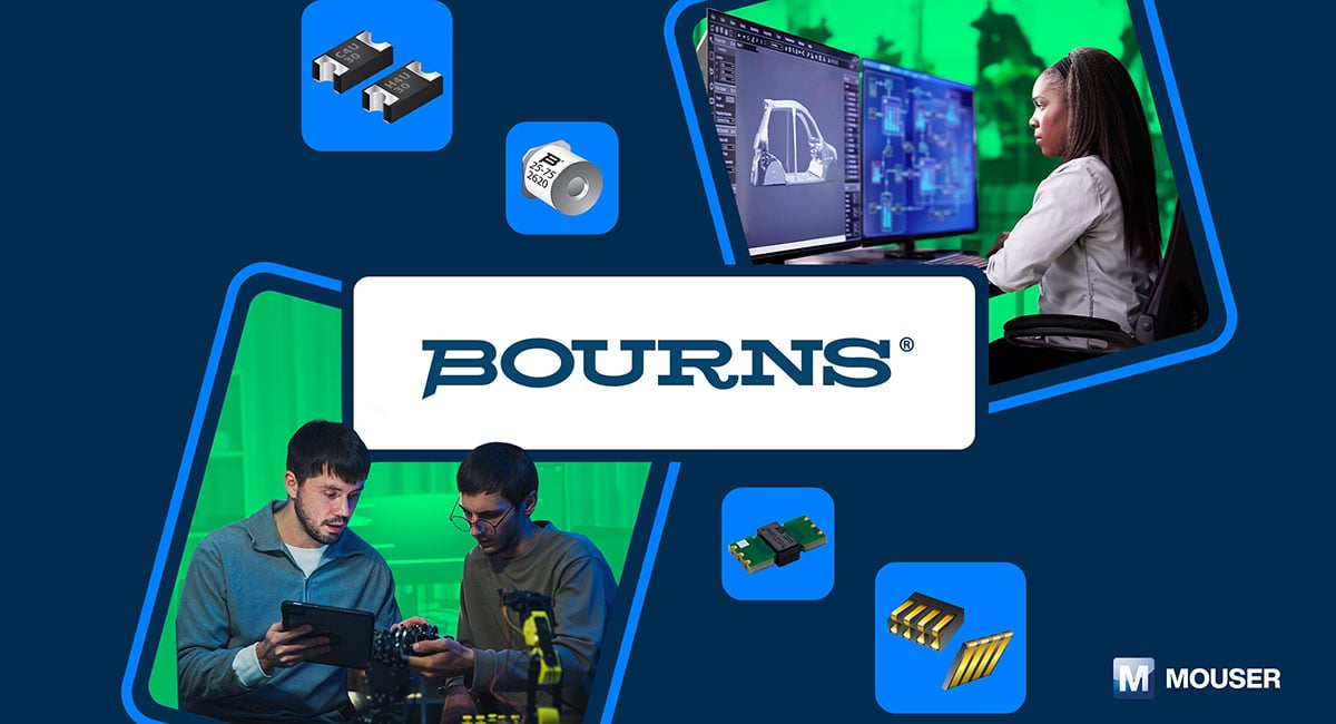 Mouser offers engineers the latest in power solutions from Bourns